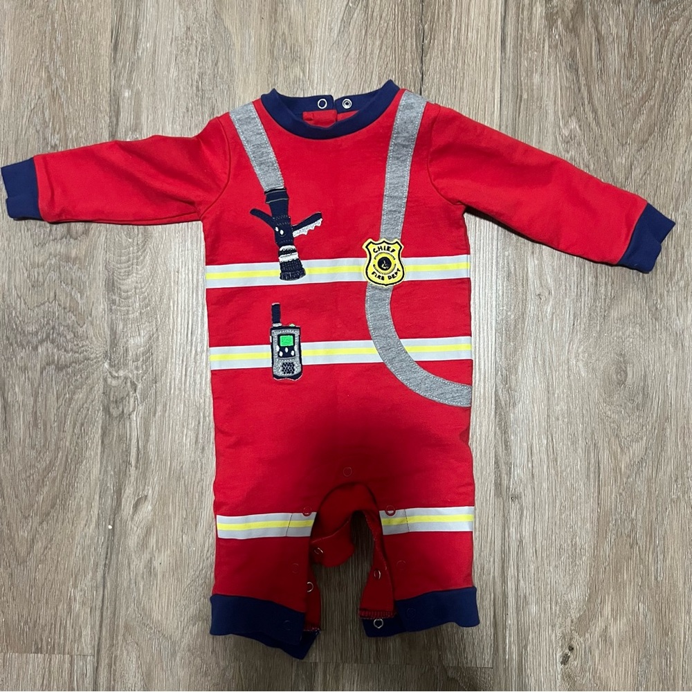 Baby Biden Firefighter Outfit